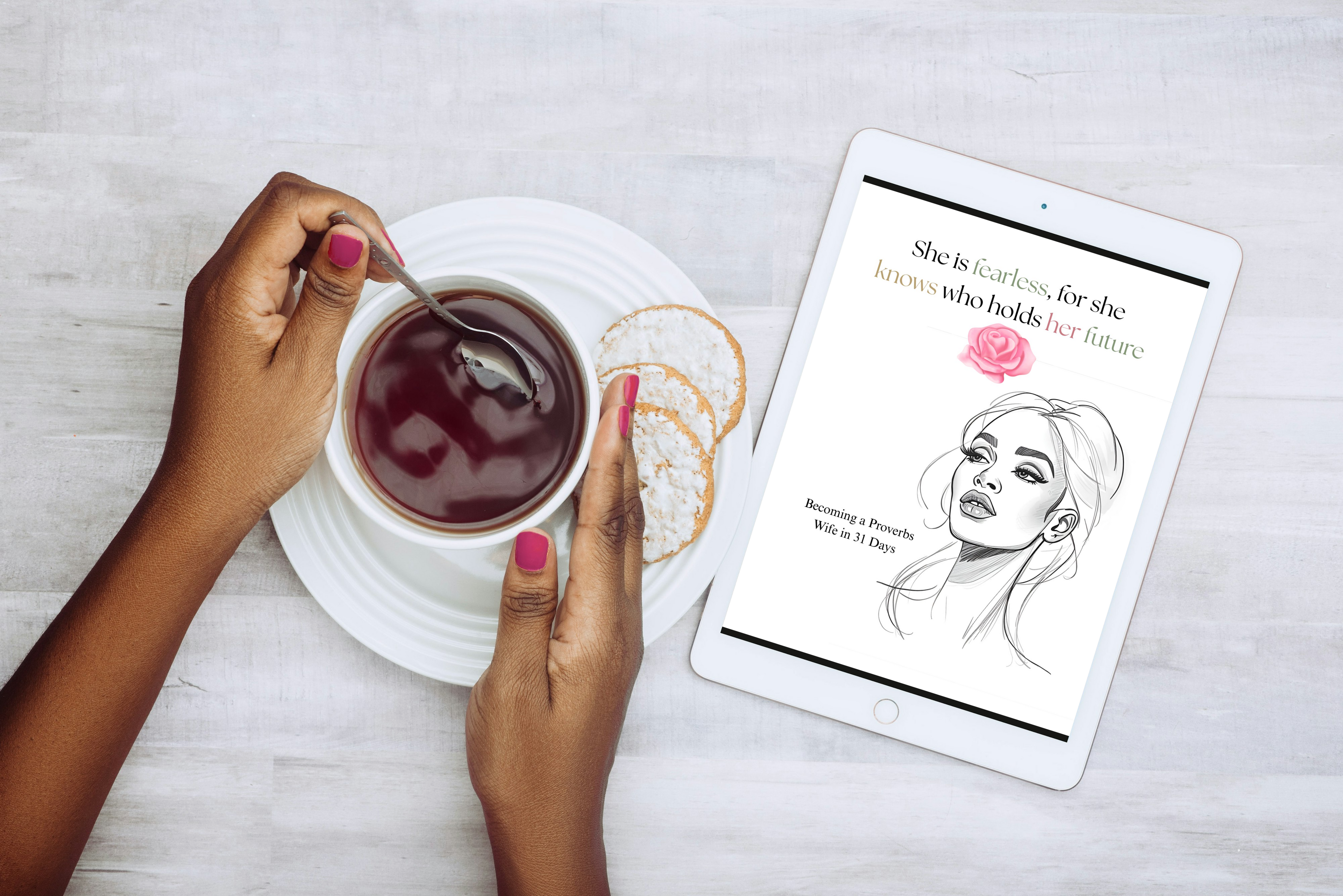 Becoming a Proverbs 31 Wife – 31-Day Guided Digital Journal & Prayer Workbook (61 Pages, Instant Download)